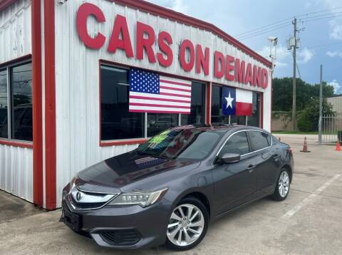 2017 Acura ILX for sale at Cars On Demand 3 in Pasadena TX