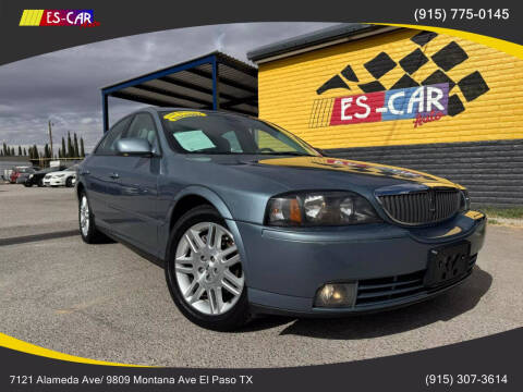 2004 Lincoln LS for sale at Escar Auto in El Paso TX