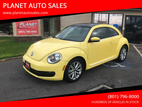 2014 Volkswagen Beetle for sale at PLANET AUTO SALES in Lindon UT