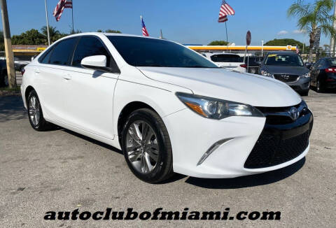2016 Toyota Camry for sale at AUTO CLUB OF MIAMI, INC in Miami FL