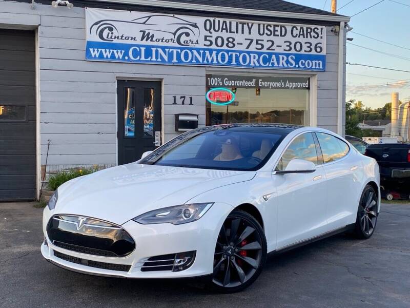 2015 Tesla Model S for sale at Clinton MotorCars in Shrewsbury MA
