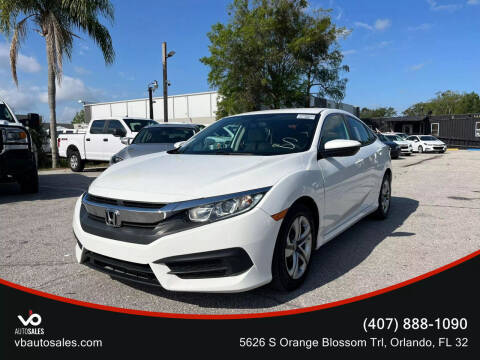 2018 Honda Civic for sale at V & B Auto Sales in Orlando FL
