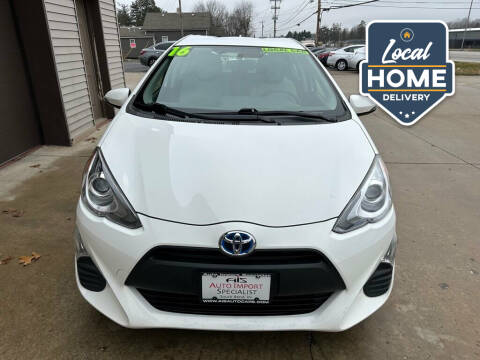 2016 Toyota Prius c for sale at Auto Import Specialist LLC in South Bend IN