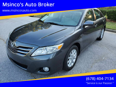 2011 Toyota Camry for sale at Msinco's Auto Broker in Snellville GA