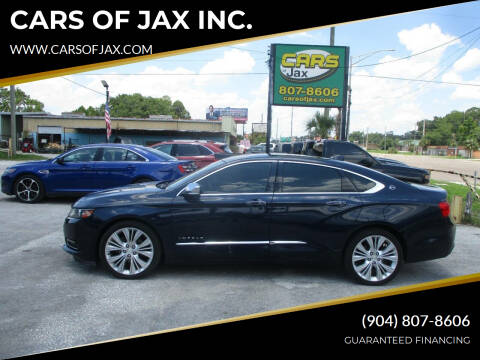 2017 Chevrolet Impala for sale at CARS OF JAX INC. in Jacksonville FL