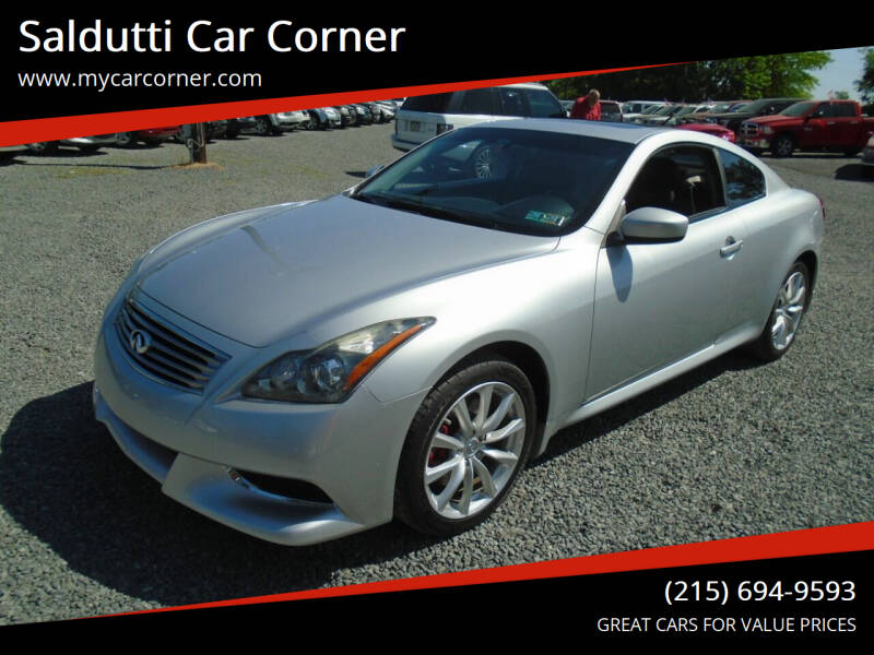 2013 Infiniti G37 Coupe for sale at Saldutti Car Corner in Gilbertsville PA