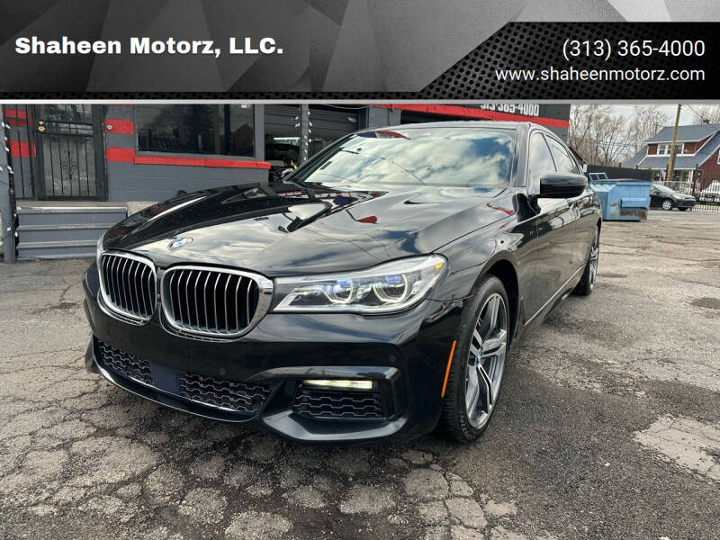 2016 BMW 7 Series for sale at Shaheen Motorz, LLC. in Detroit MI