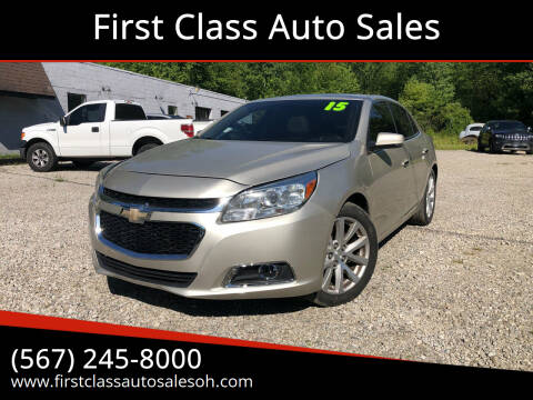 2015 Chevrolet Malibu for sale at First Class Auto Sales in Fostoria OH