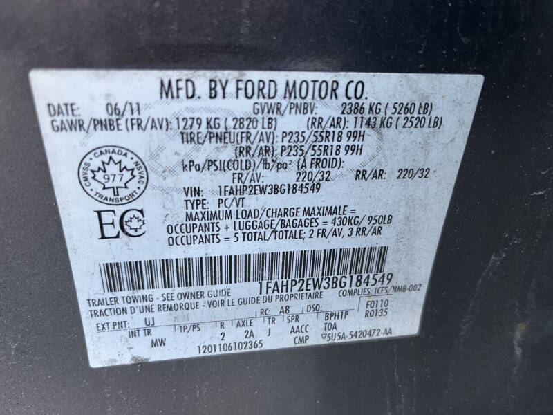 2011 Ford Taurus SEL