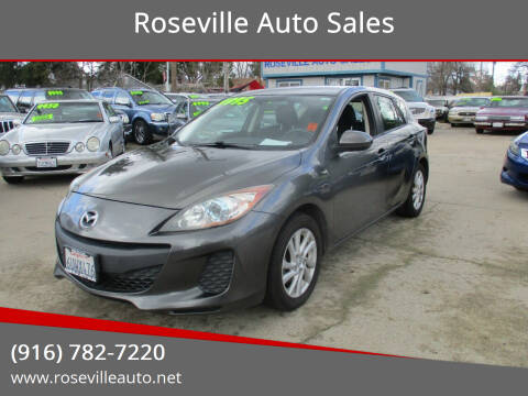 2012 Mazda MAZDA3 for sale at Roseville Auto Sales in Roseville CA