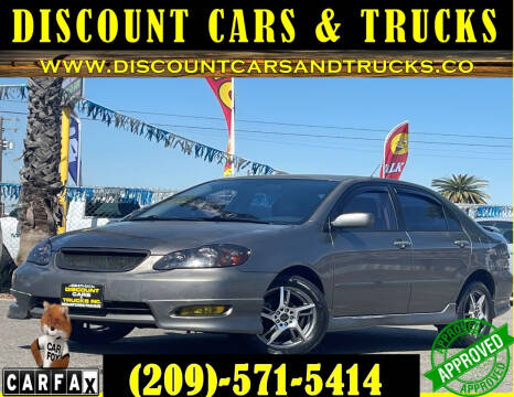 2006 Toyota Corolla for sale at Discount Cars & Trucks in Modesto CA