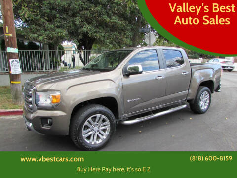 2015 GMC Canyon for sale at Valley's Best Auto Sales in Reseda CA