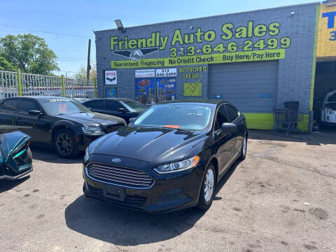 2015 Ford Fusion for sale at Friendly Auto Sales in Detroit MI