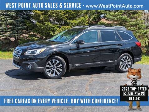 2017 Subaru Outback for sale at West Point Auto Sales & Service in Mattawan MI