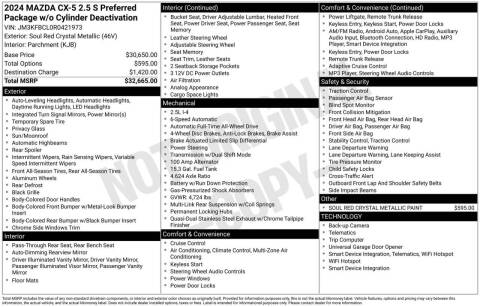 2024 Mazda CX-5 2.5 S Preferred