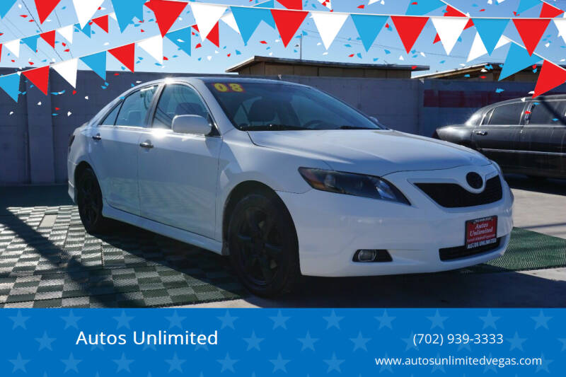 2008 Toyota Camry for sale at Autos Unlimited in Las Vegas NV