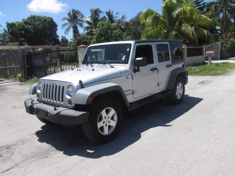 2012 Jeep Wrangler Unlimited for sale at TROPICAL MOTOR CARS INC in Miami FL