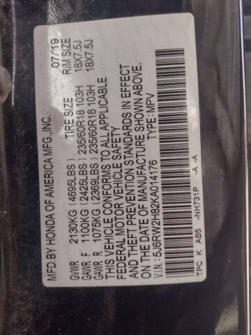 2019 Honda CR-V EX-L