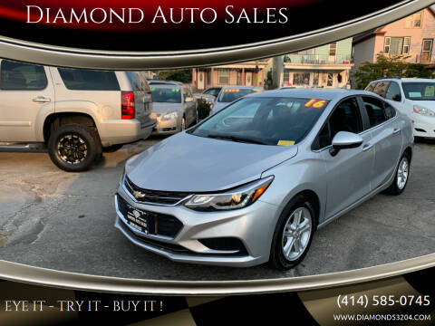 2016 Chevrolet Cruze for sale at DIAMOND AUTO SALES LLC in Milwaukee WI