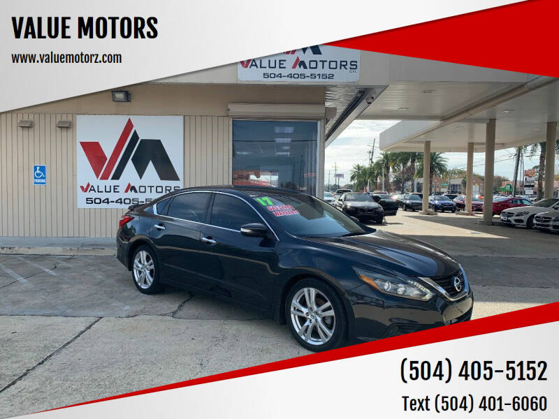 2017 Nissan Altima for sale at VALUE MOTORS in Marrero LA