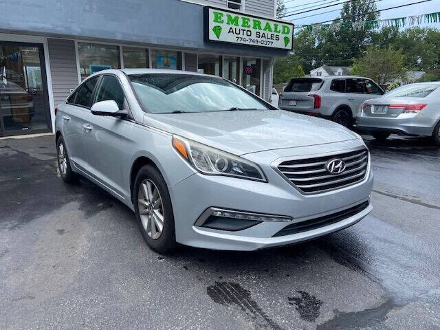 2015 Hyundai Sonata for sale at Emerald Auto Sales in Spencer MA