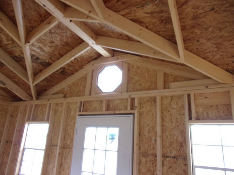 12 x 24 utility w/playhouse pk and 2 gable dormers