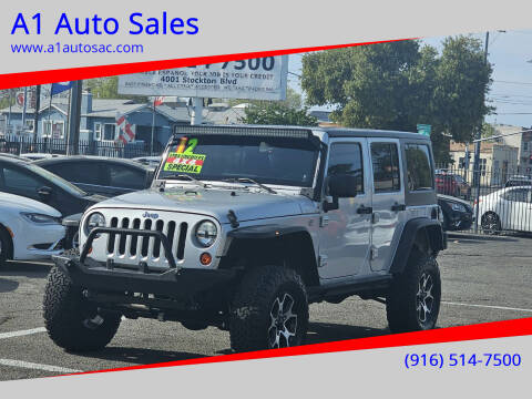 2012 Jeep Wrangler Unlimited for sale at A1 Auto Sales in Sacramento CA