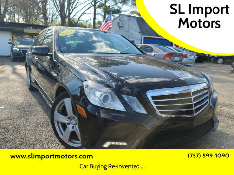 2011 Mercedes-Benz E-Class for sale at SL Import Motors in Newport News VA