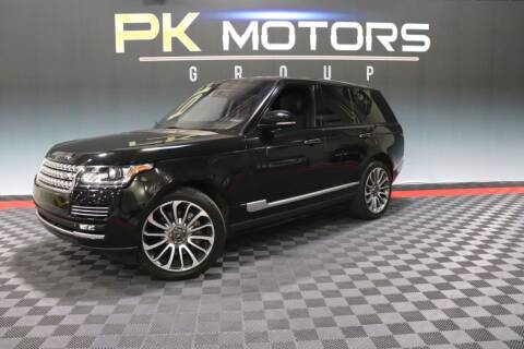 2015 Land Rover Range Rover for sale at PK MOTORS GROUP in Las Vegas NV