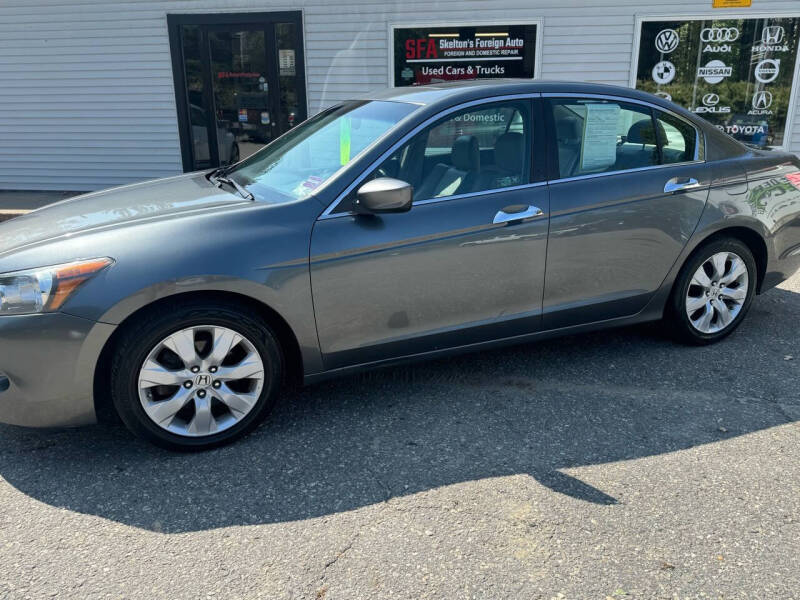 Used 2010 Honda Accord EX-L V6 with VIN 1HGCP3F82AA010226 for sale in Bath, ME