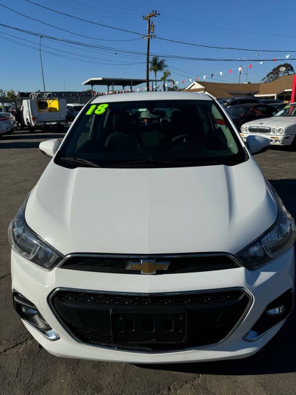 Used 2018 Chevrolet Spark 1LT with VIN KL8CD6SA7JC478161 for sale in Escondido, CA