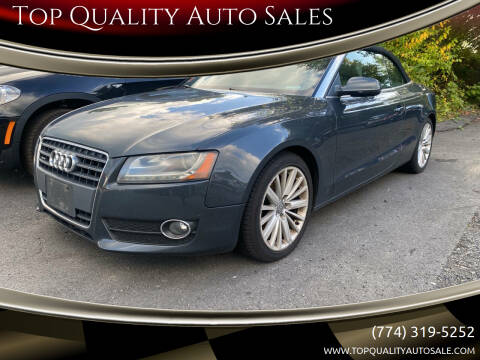 2011 Audi A5 for sale at Top Quality Auto Sales in Westport MA