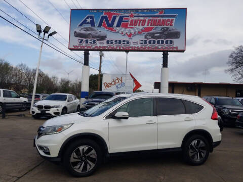 2016 Honda CR-V for sale at ANF AUTO FINANCE in Houston TX