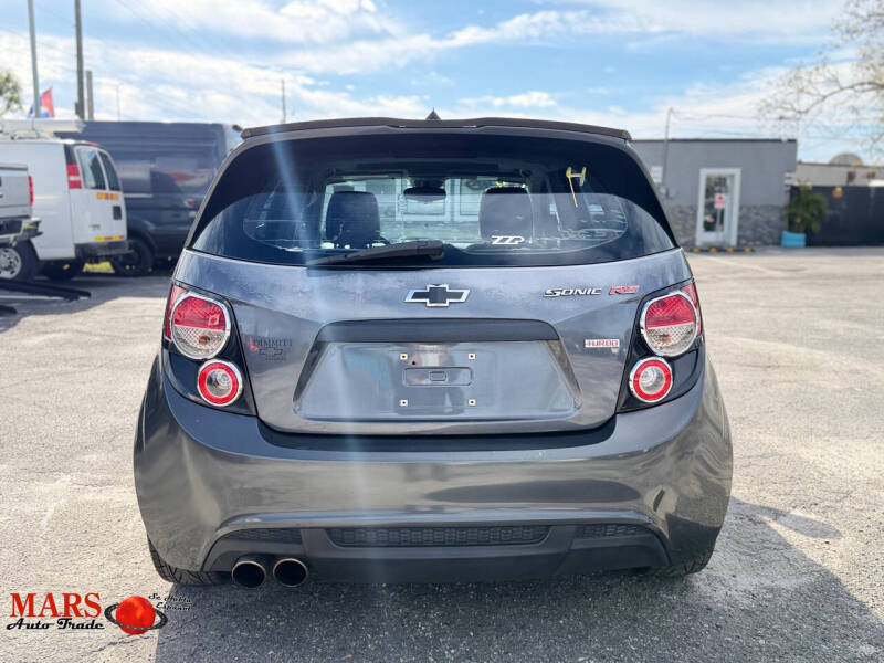 2013 Chevrolet Sonic RS Manual