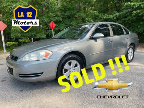 2008 Chevrolet Impala for sale at LA 12 Motors in Durham NC