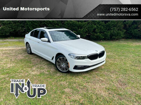 2018 BMW 5 Series for sale at United Motorsports in Virginia Beach VA