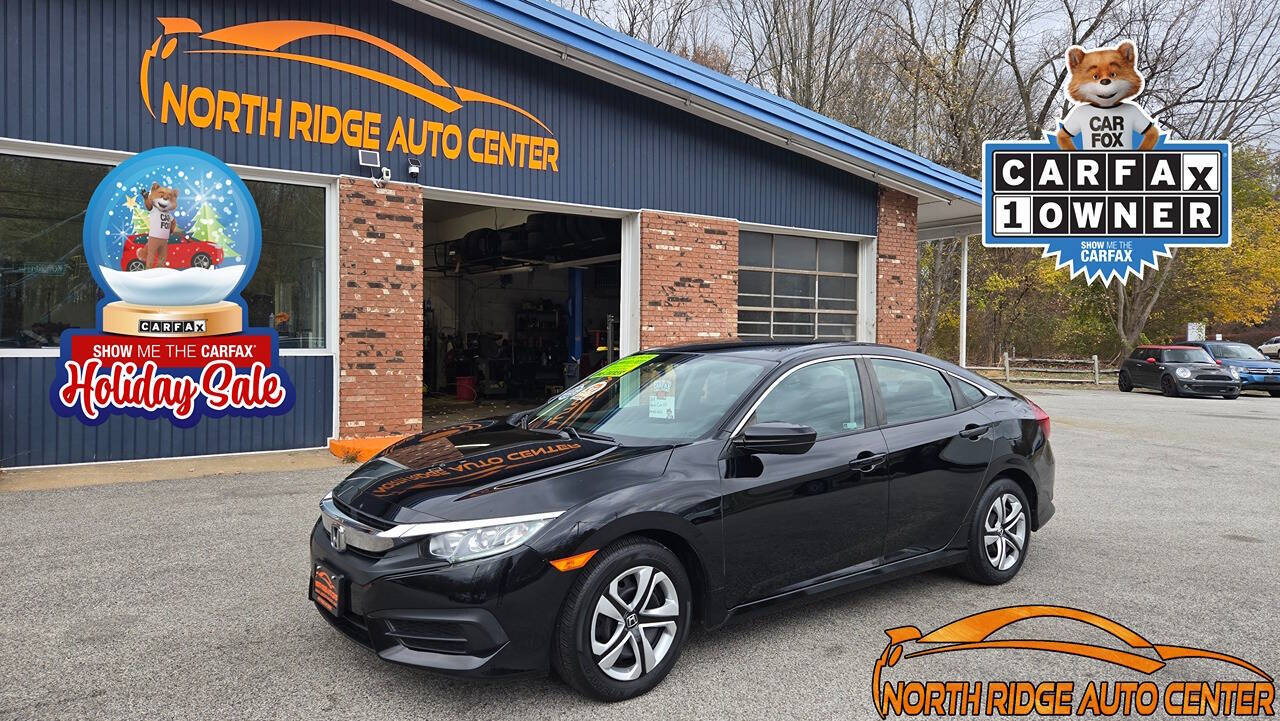 2018 Honda Civic for sale at North Ridge Auto Center LLC in Madison, OH