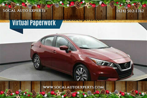 2020 Nissan Versa for sale at SoCal Auto Experts in Culver City CA