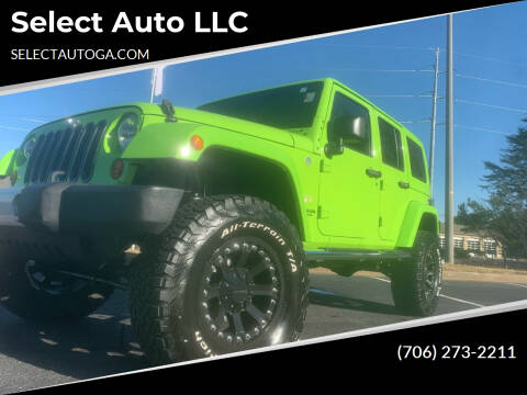 2013 Jeep Wrangler Unlimited for sale at Select Auto LLC in Ellijay GA