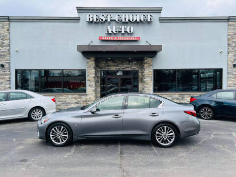 2018 Infiniti Q50 for sale at Best Choice Auto in Evansville IN