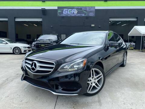 2015 Mercedes-Benz E-Class for sale at GCR MOTORSPORTS in Hollywood FL