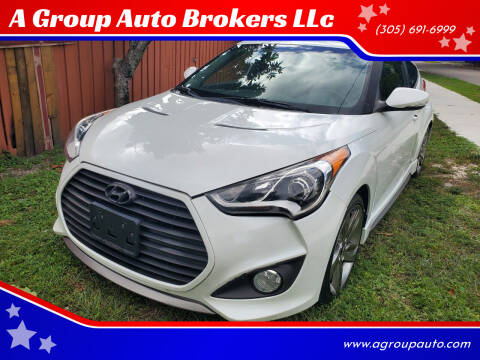 2014 Hyundai Veloster for sale at A Group Auto Brokers LLc in Opa-Locka FL
