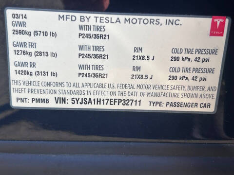 2014 Tesla Model S 85