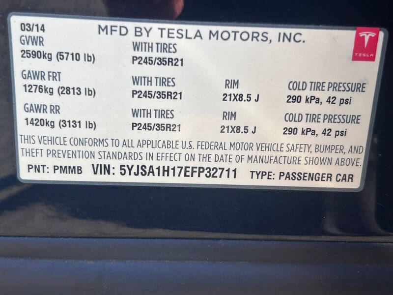 2014 Tesla Model S 85