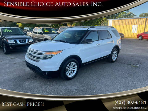 2013 Ford Explorer for sale at Sensible Choice Auto Sales, Inc. in Longwood FL