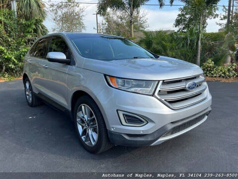 2015 Ford Edge for sale at Autohaus of Naples in Naples FL