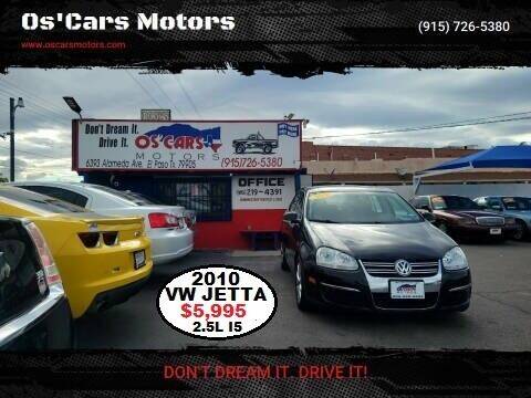 2010 Volkswagen Jetta for sale at Os'Cars Motors in El Paso TX