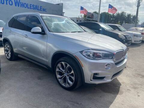 2017 BMW X5 for sale at America Auto Wholesale Inc in Miami FL