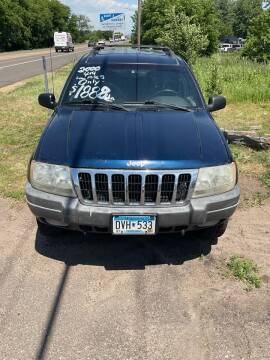 2000 Jeep Grand Cherokee for sale at Continental Auto Sales in Ramsey MN