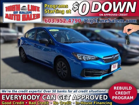 2020 Subaru Impreza for sale at High Line Auto Sales of Salem in Salem NH